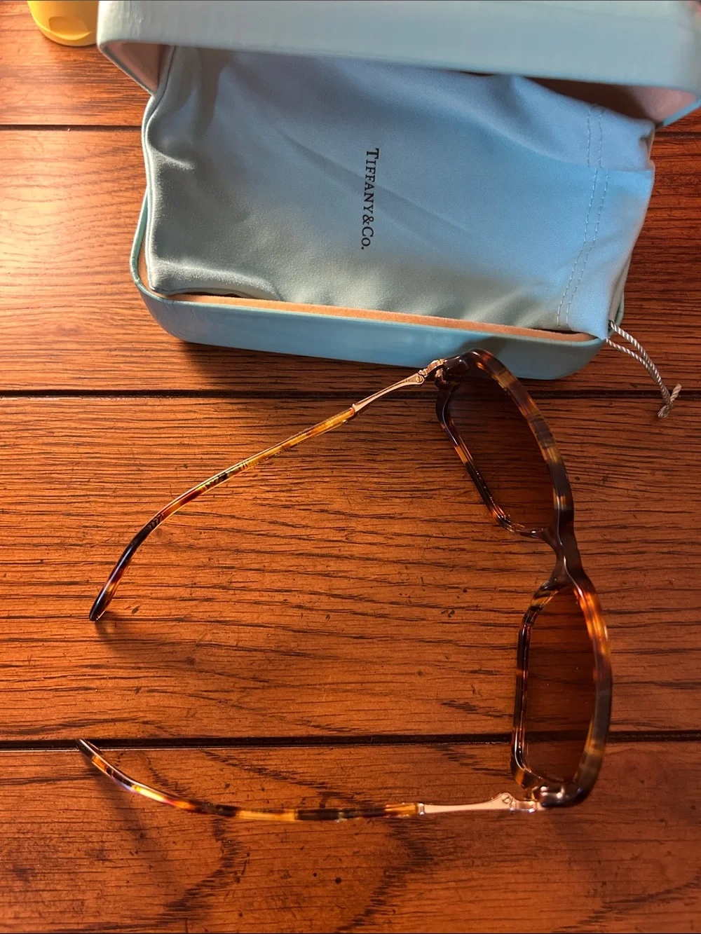 Vintage Tiffany & Co. Women's Tortoiseshell Sunglasses - Brown Lenses